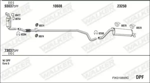 WALKER FIK018899C WALKER FIK018899C