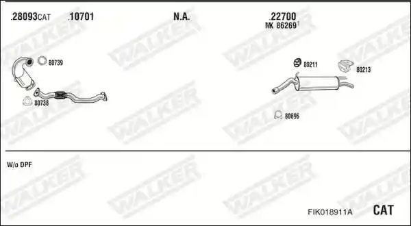WALKER FIK018911A