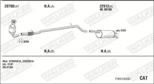 WALKER FIK019330