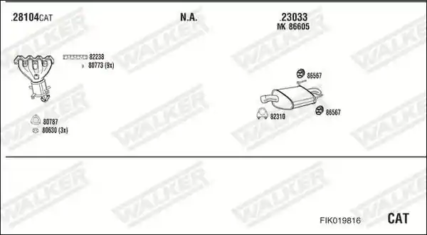 WALKER FIK019816