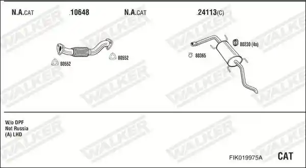 WALKER FIK019975A