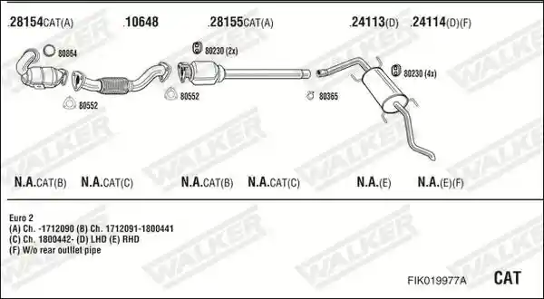 WALKER FIK019977A