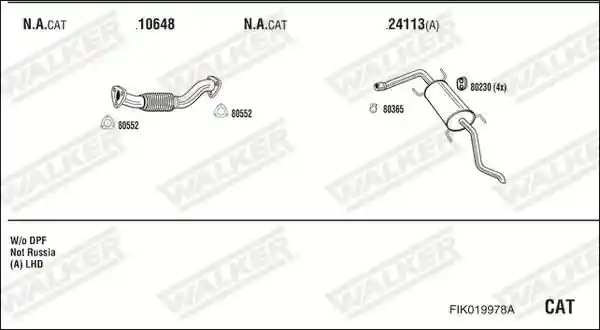 WALKER FIK019978A