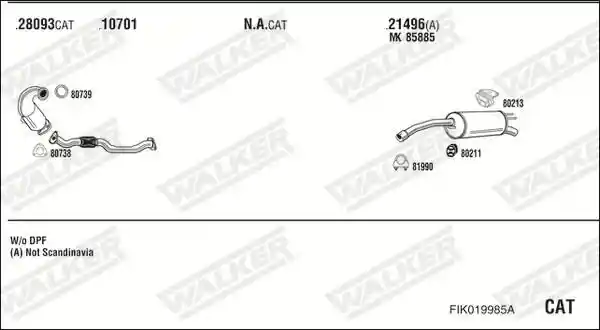 WALKER FIK019985A