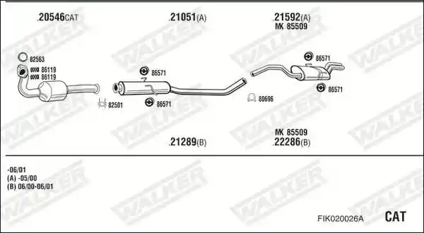 WALKER FIK020026A