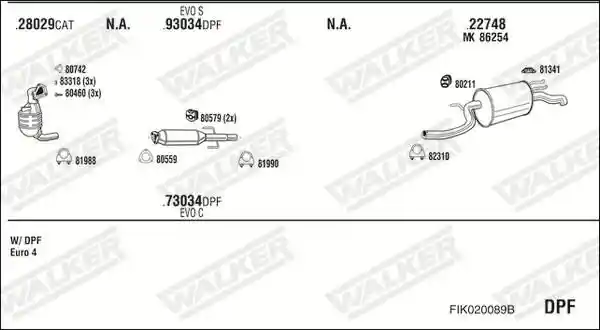 WALKER FIK020089B