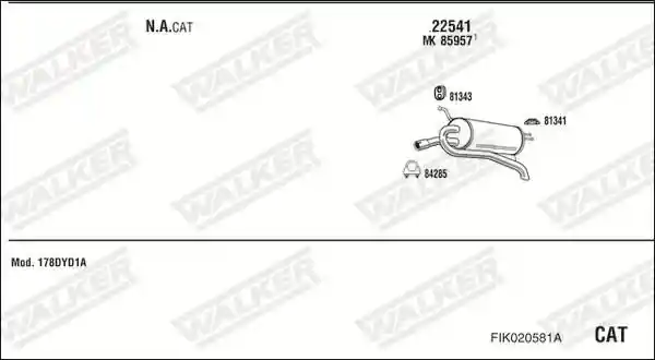 WALKER FIK020581A