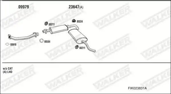 WALKER FIK023831A