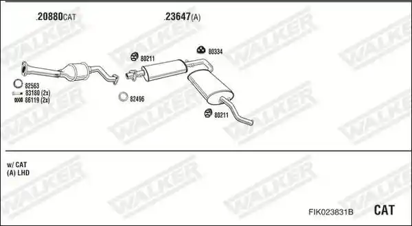 WALKER FIK023831B