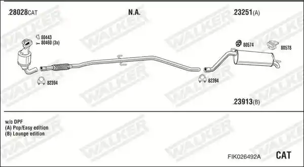 WALKER FIK026492A