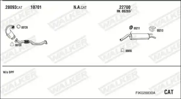 WALKER FIK028830A
