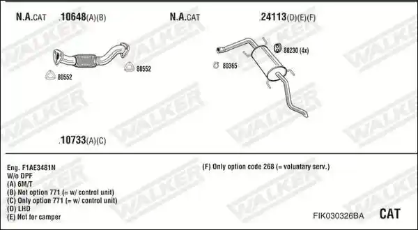 WALKER FIK030326BA