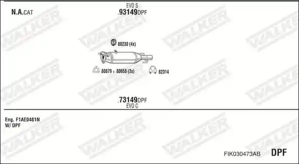 WALKER FIK030473AB