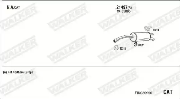 WALKER FIK030950