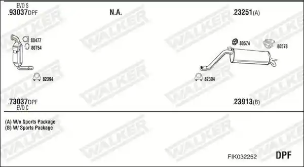 WALKER FIK032252