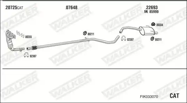 WALKER FIK033070