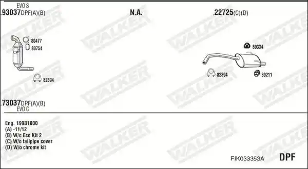 WALKER FIK033353A