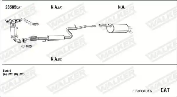 WALKER FIK033401A