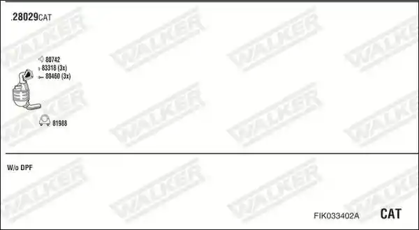WALKER FIK033402A