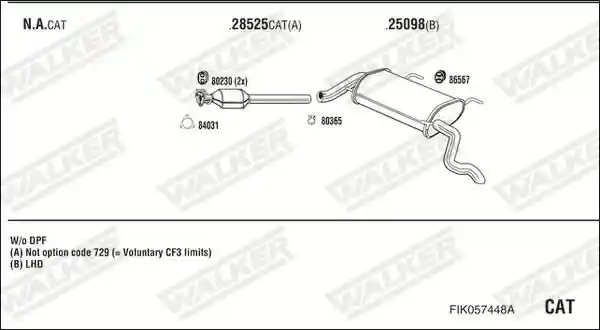 WALKER FIK057448A
