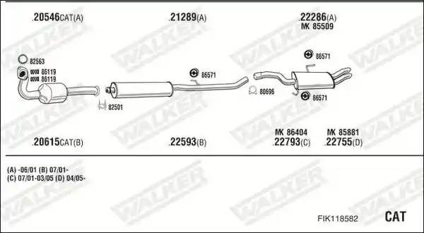 WALKER FIK118582