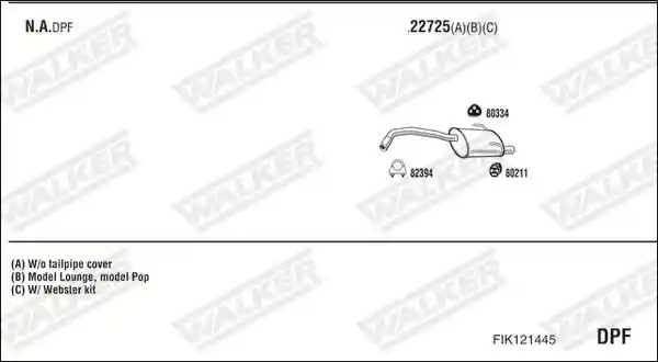 WALKER FIK121445