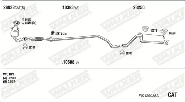 WALKER FIK129035A