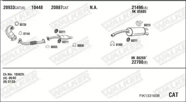 WALKER FIK133160B