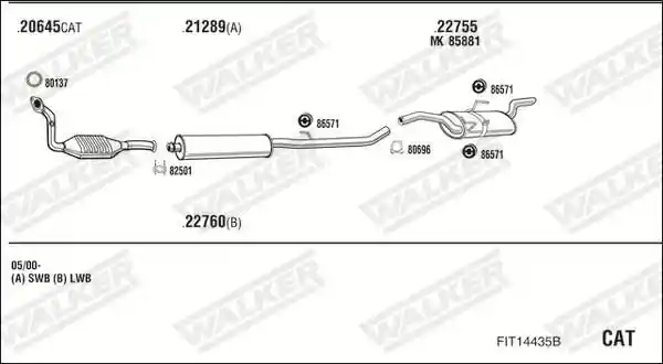 WALKER FIT14435B
