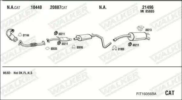 WALKER FIT16056BA