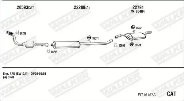 WALKER FIT16157A