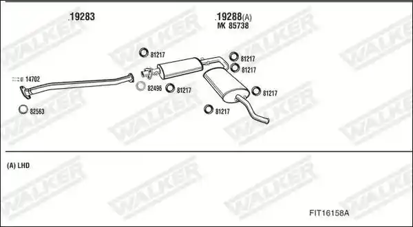WALKER FIT16158A