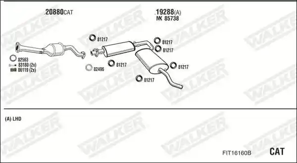 WALKER FIT16160B