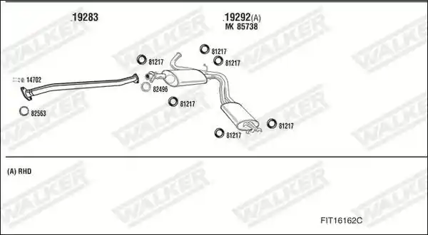 WALKER FIT16162C