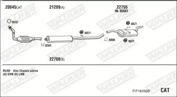 WALKER FIT16456B
