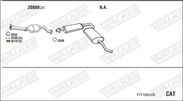 WALKER FIT16654B