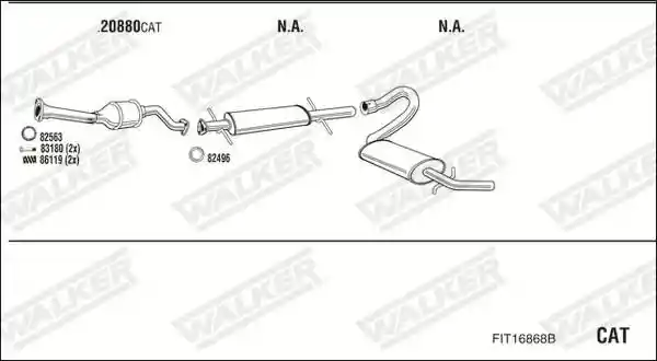 WALKER FIT16868B
