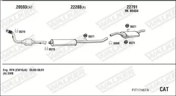 WALKER FIT17467A