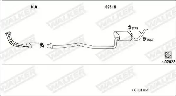 WALKER FO20116A