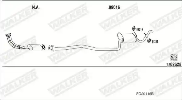 WALKER FO20116B