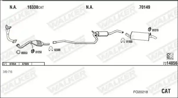 WALKER FO20218