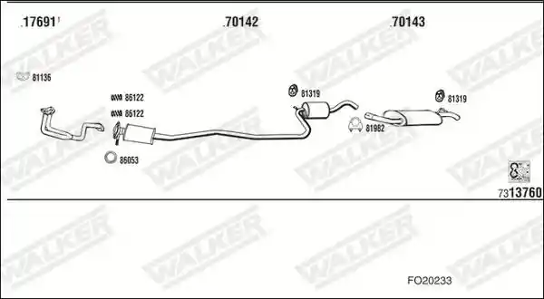 WALKER FO20233