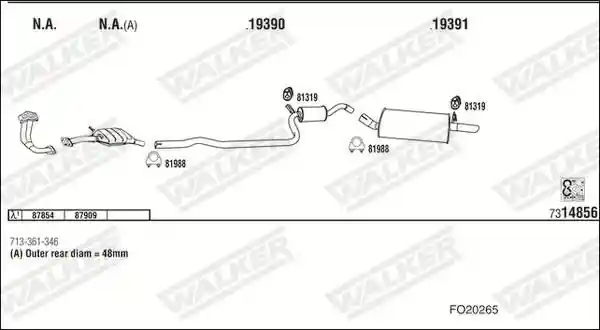WALKER FO20265