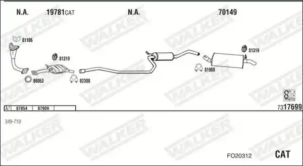 WALKER FO20312