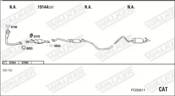 WALKER FO30611