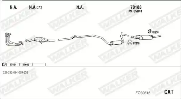 WALKER FO30615