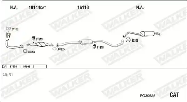 WALKER FO30625