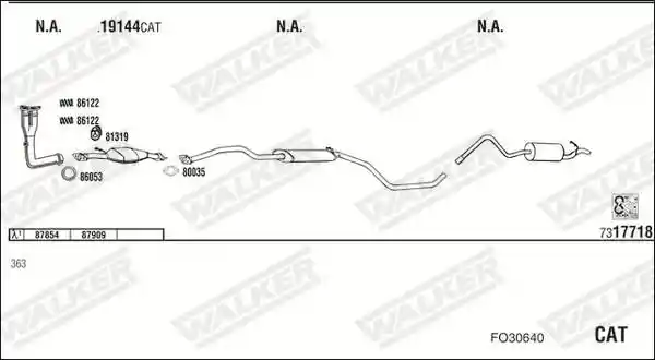 WALKER FO30640