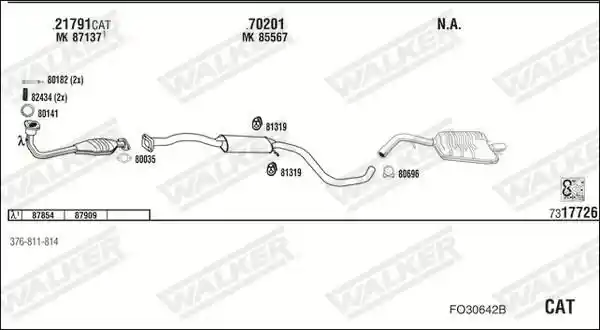 WALKER FO30642B