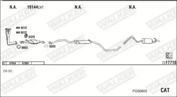WALKER FO30805